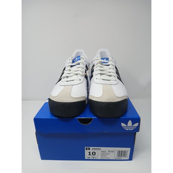 Adidas Samoa Men’s Size US 10 Athletic Sneakers Black/White Shoes 675033 New Y2k main image 7